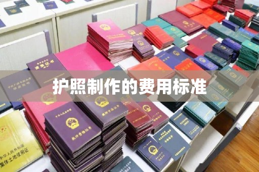 庆阳护照制作的费用标准