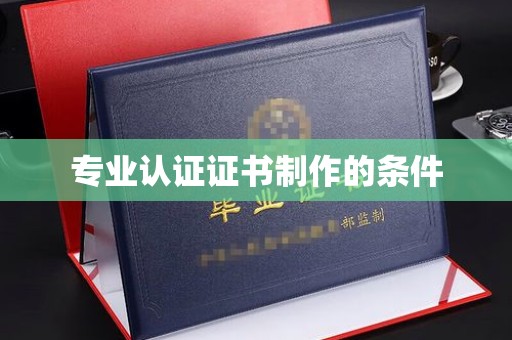 衡水专业认证证书制作的条件